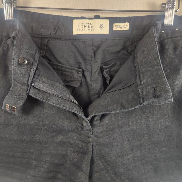 Abercromie & Fitch “A&F Linen Collection” Shorts Women’s SZ 30 100% Linen EUC - Picture 5 of 16